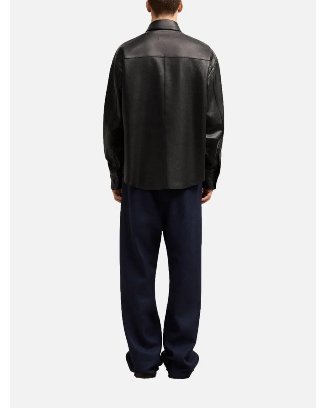 AMI Black Ami De Coeur Shirt Jacket