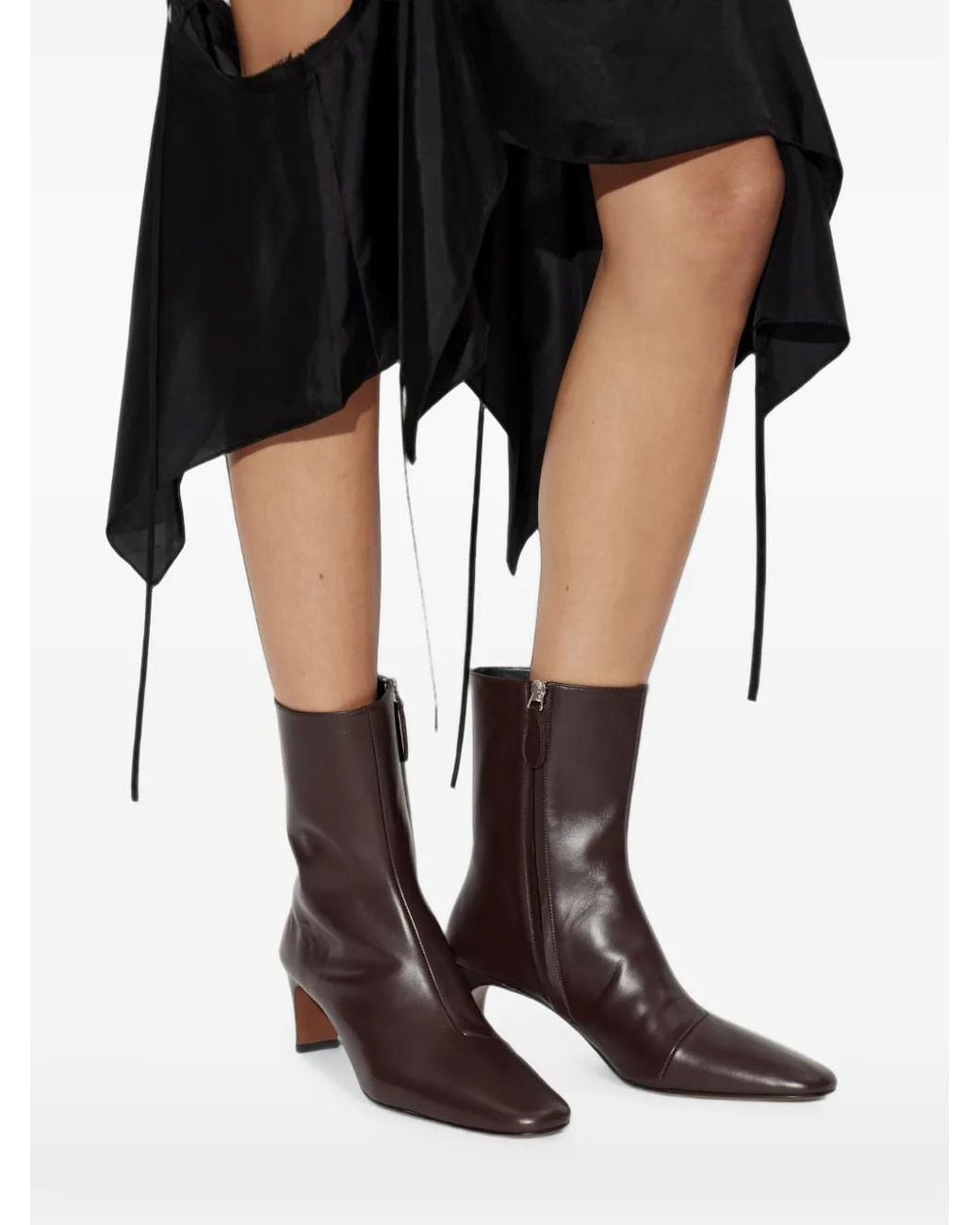 Neous Black Nervia Leather Ankle Boots