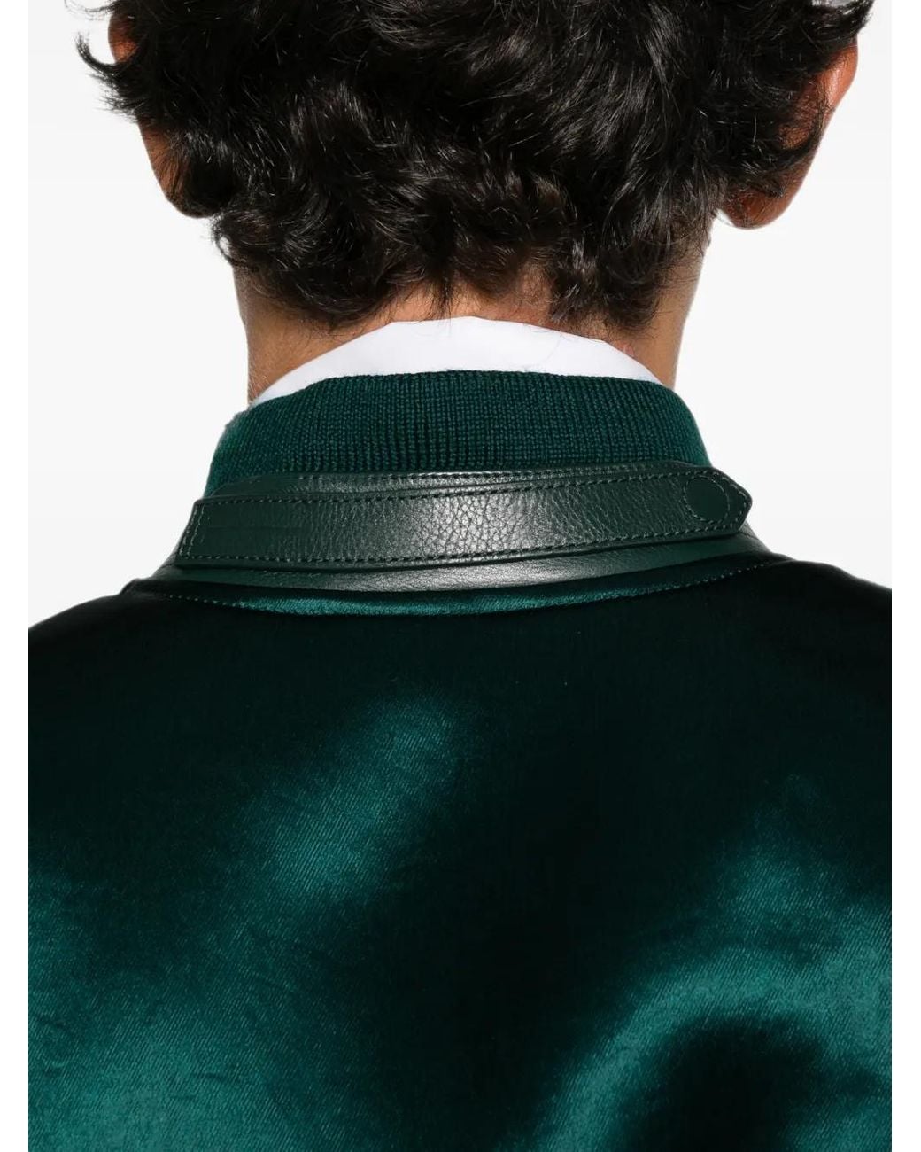 Tom Ford Satijnen Bomberjack in het Green voor heren