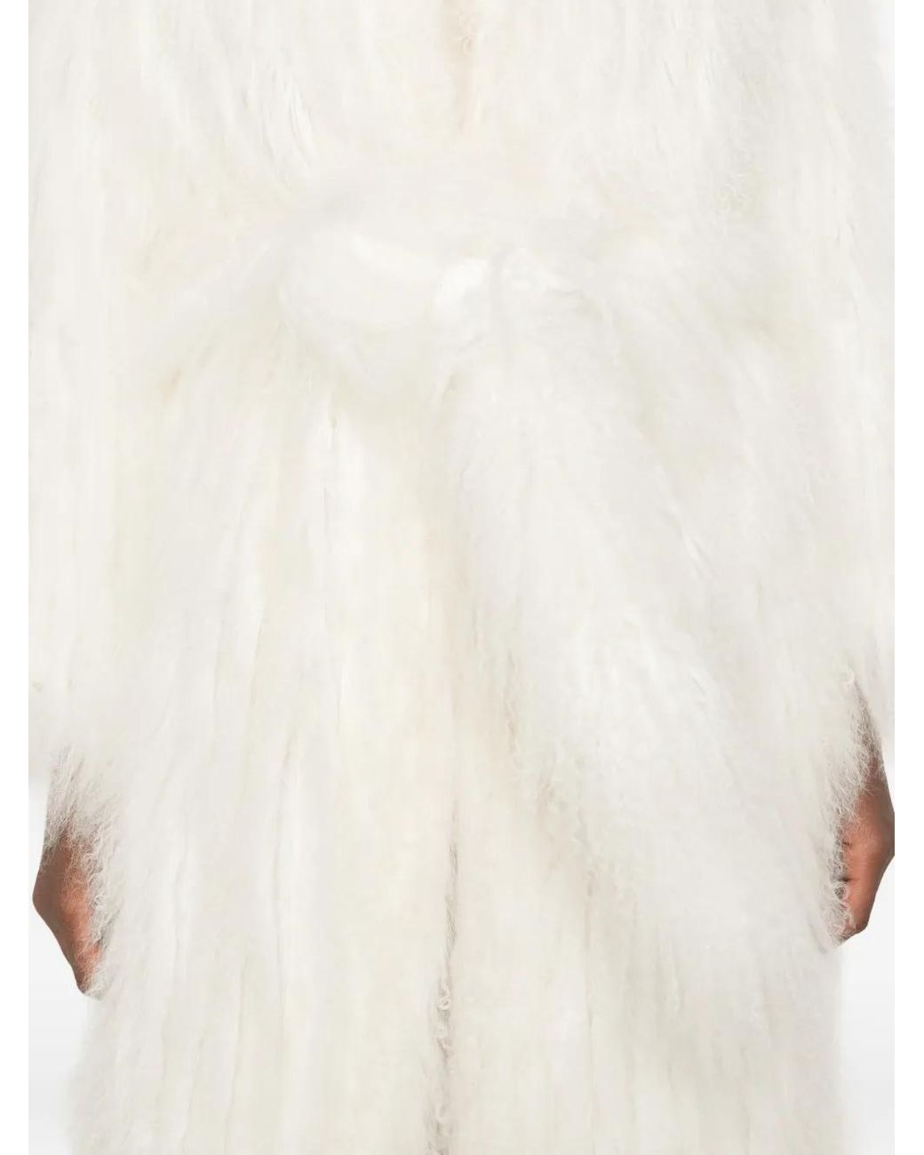 Numerootto White Mongolia Coat