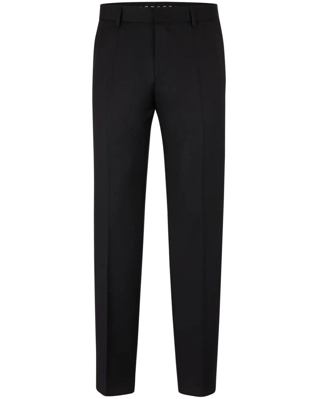 Boss Black Straight Leg Trousers for men