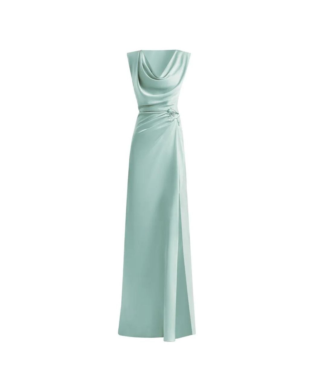 Gemy Maalouf Robe Drape Col Chle in Green | Lyst Gemy Maalouf Robe Drape Col Chle in Green | Lyst