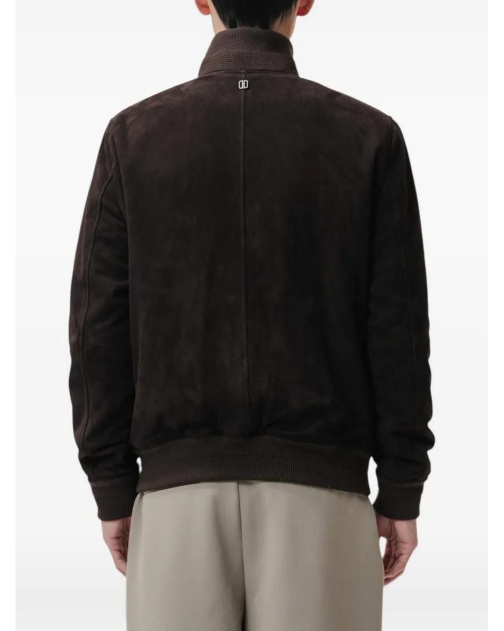 DUNO Black Hans Bomber Jacket for men