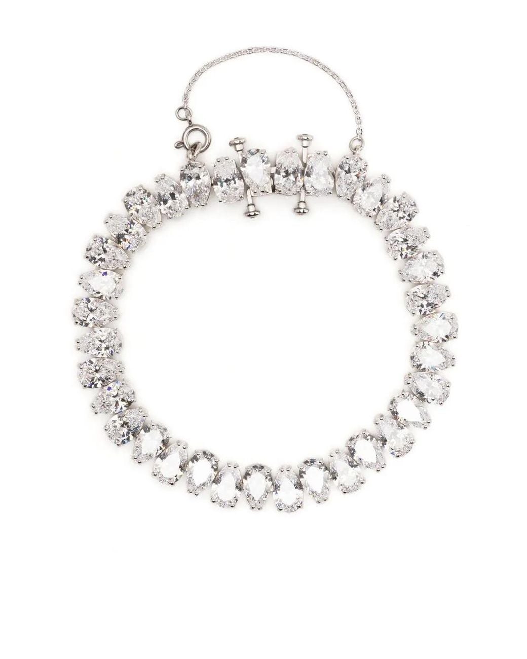 Swarovski White Millenia Crystal-Embellished Bracelet
