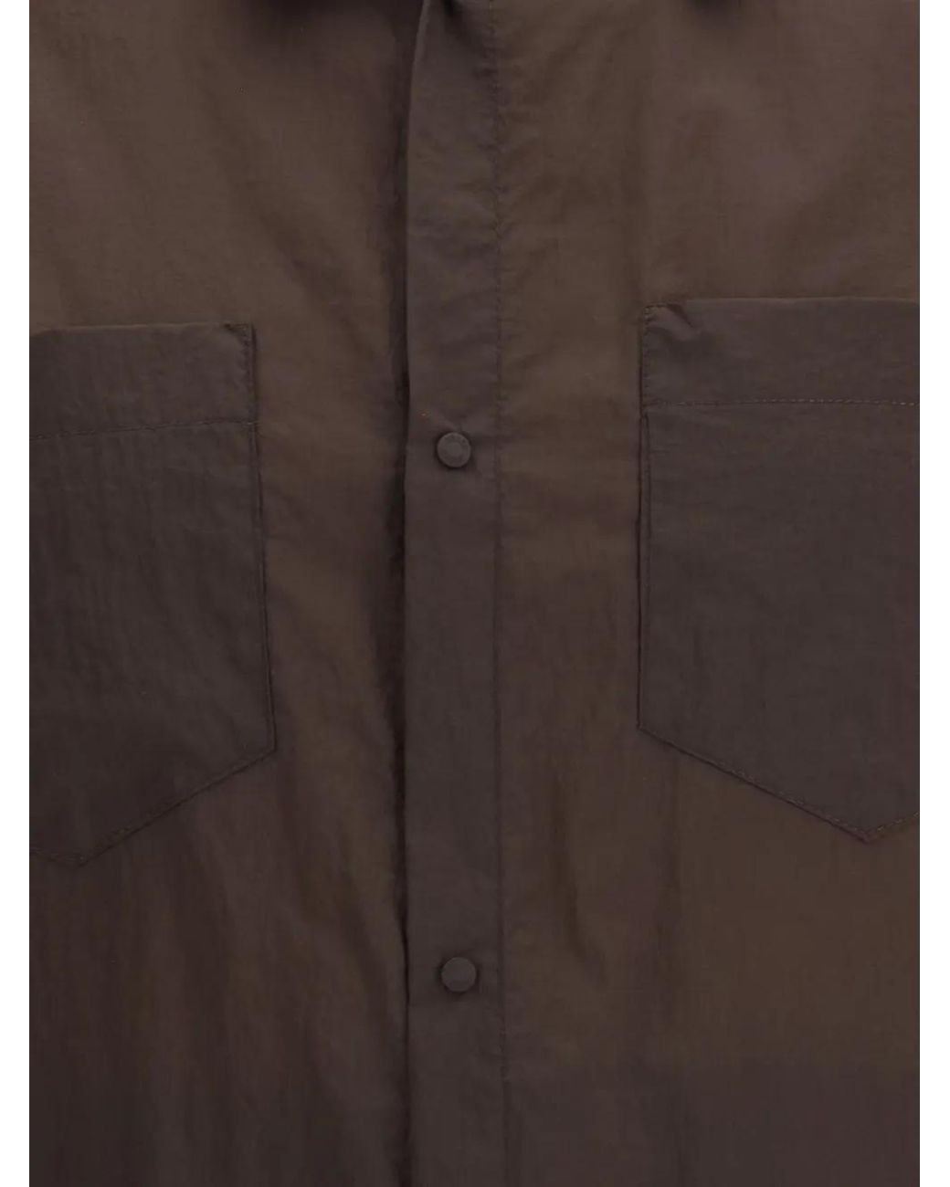 Herno Brown Slim-Fit Shirt for men