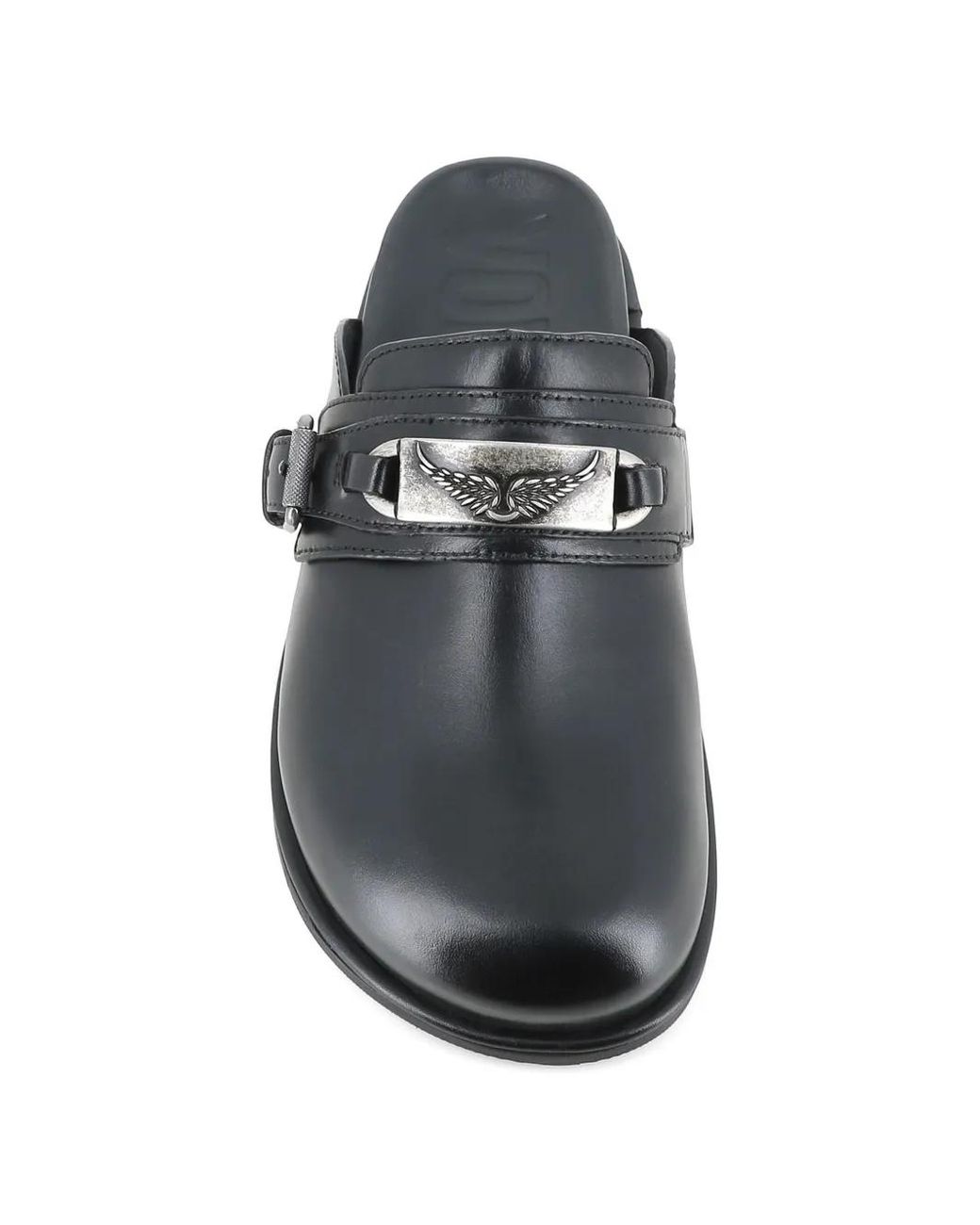 Zadig & Voltaire Black Mules Angie Gourmette