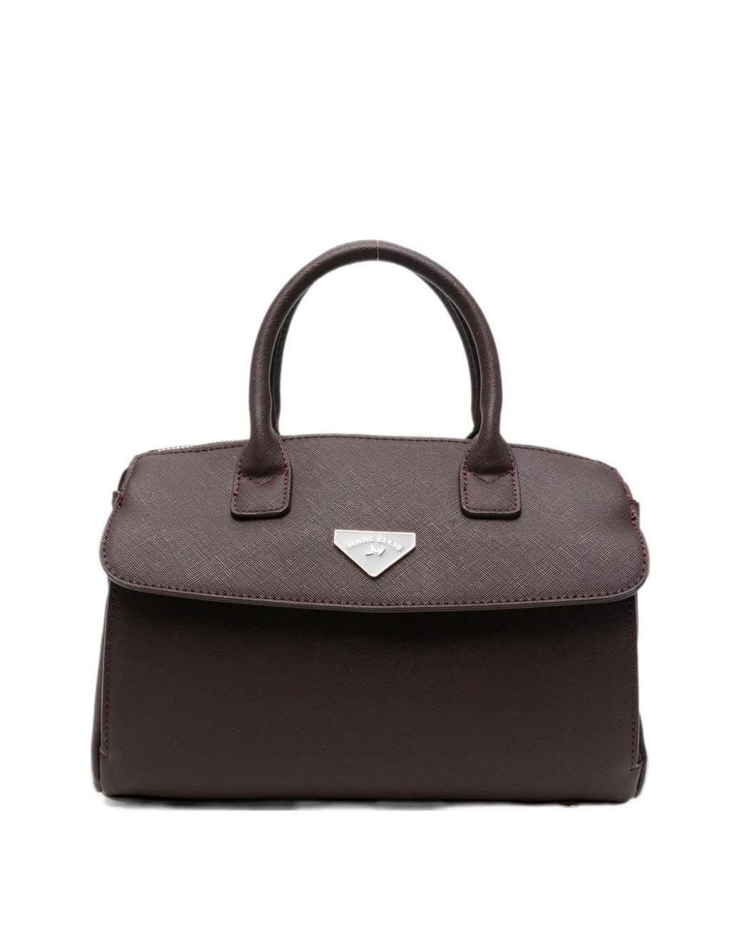 Marc Ellis Black Logo-Plaque Tote Bag
