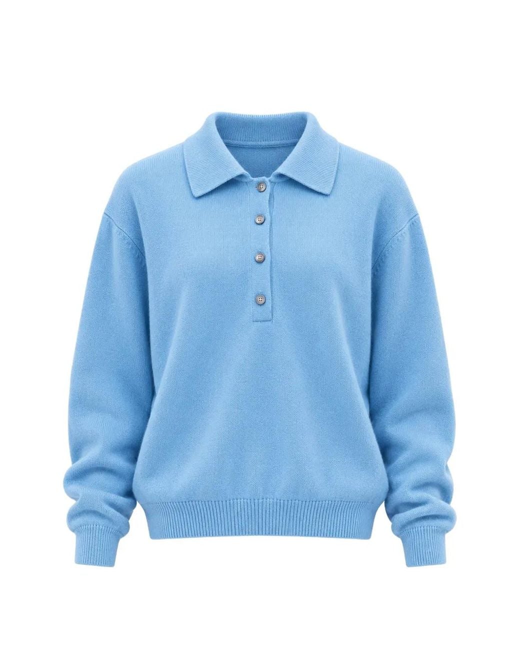 Low Classic Blue Pull À Col Polo