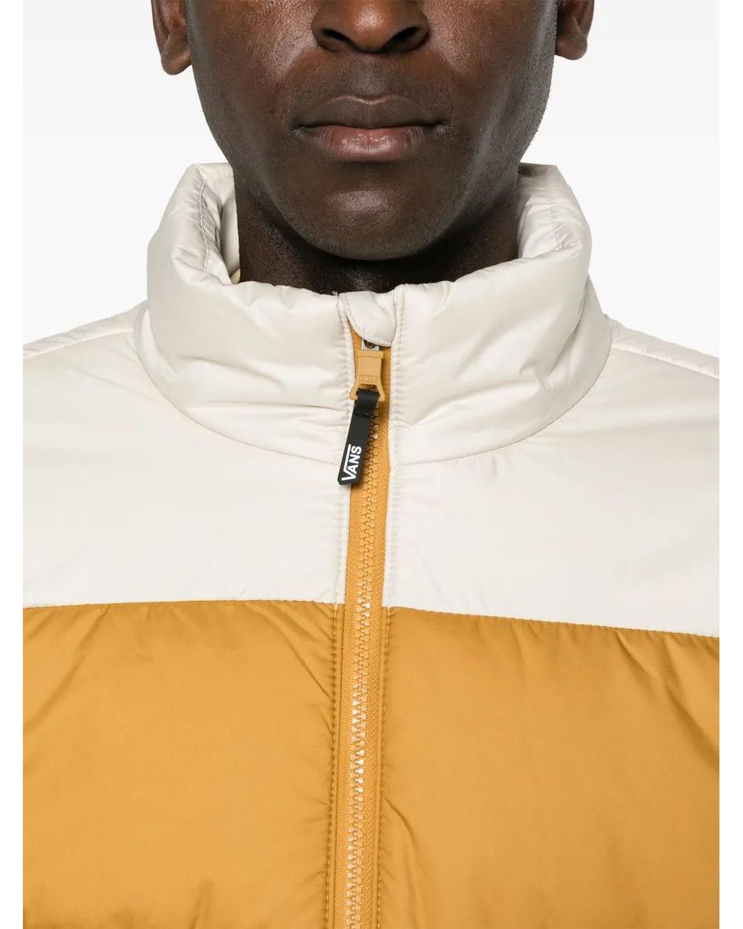 Vans Yellow No Hooded Norris Puffer Jacket for men
