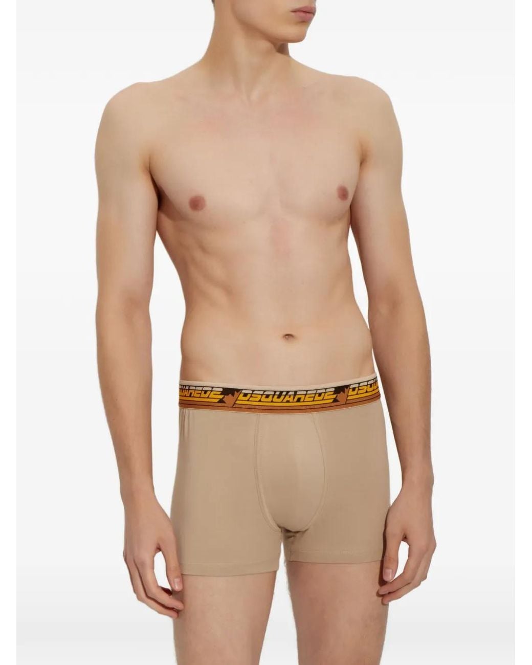 DSquared² Blue Boxer À Taille À Logo for men