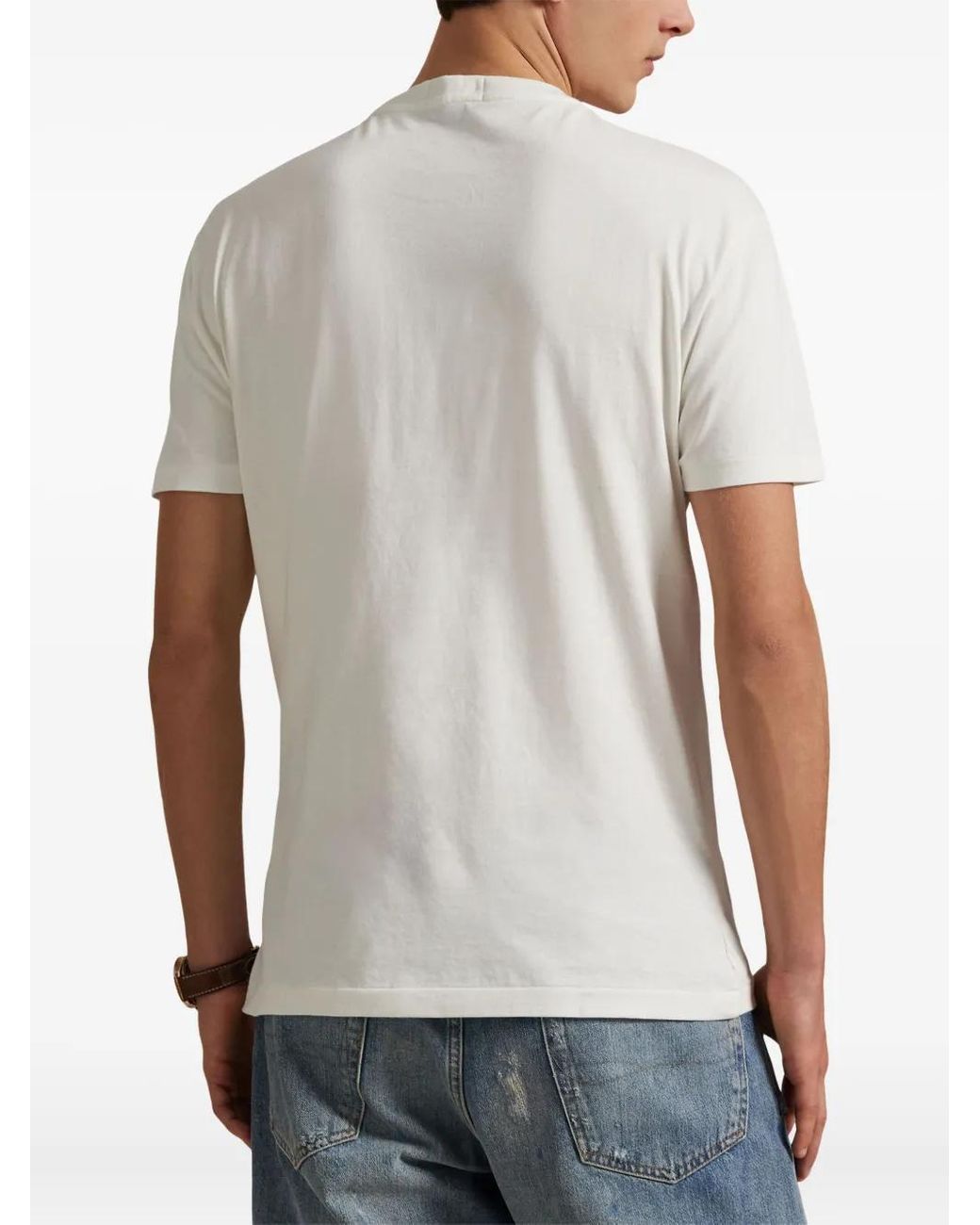Polo Ralph Lauren White T-Shirts And Polos for men