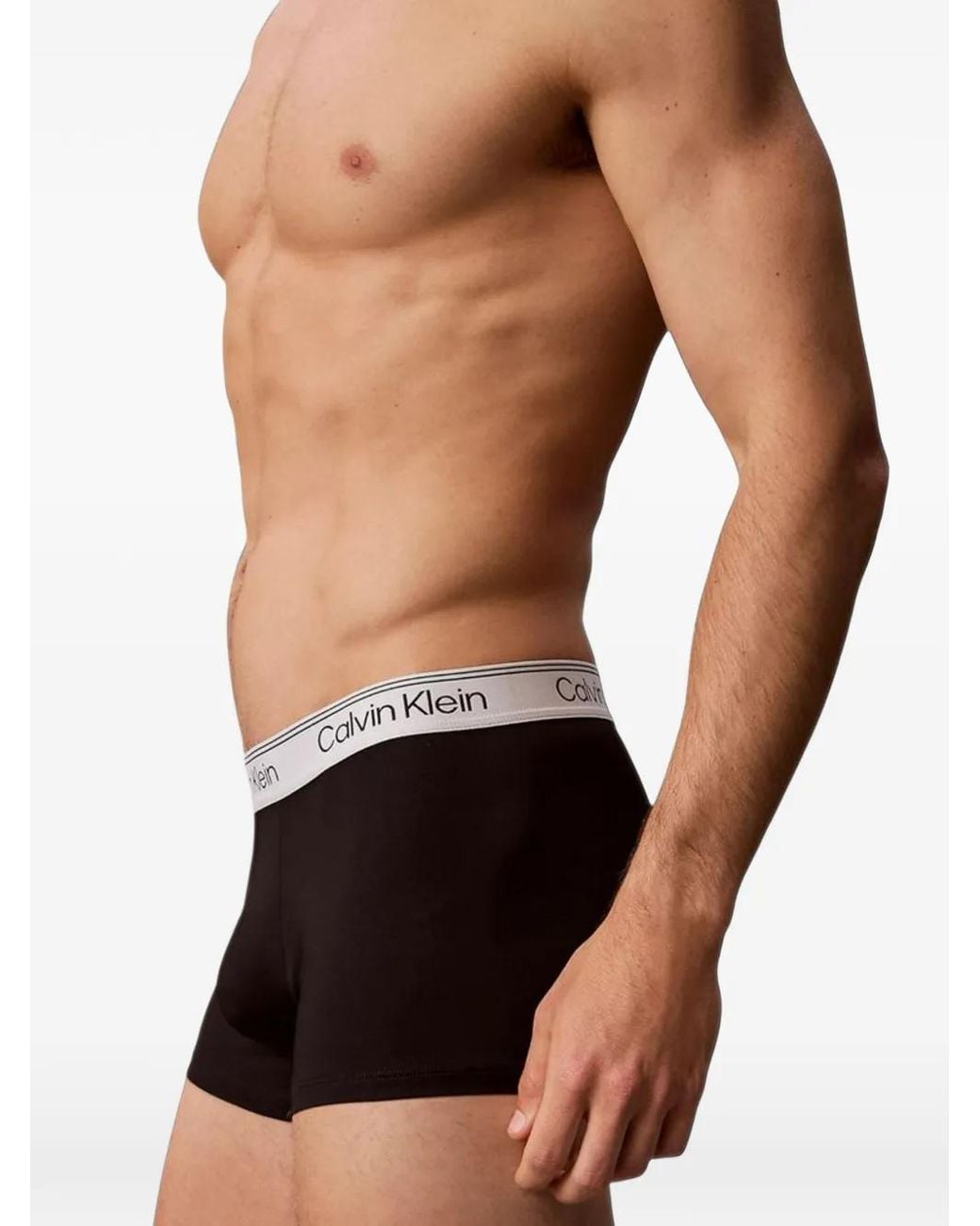Calvin Klein Black 5-Pack Logo-Waistband Boxers for men