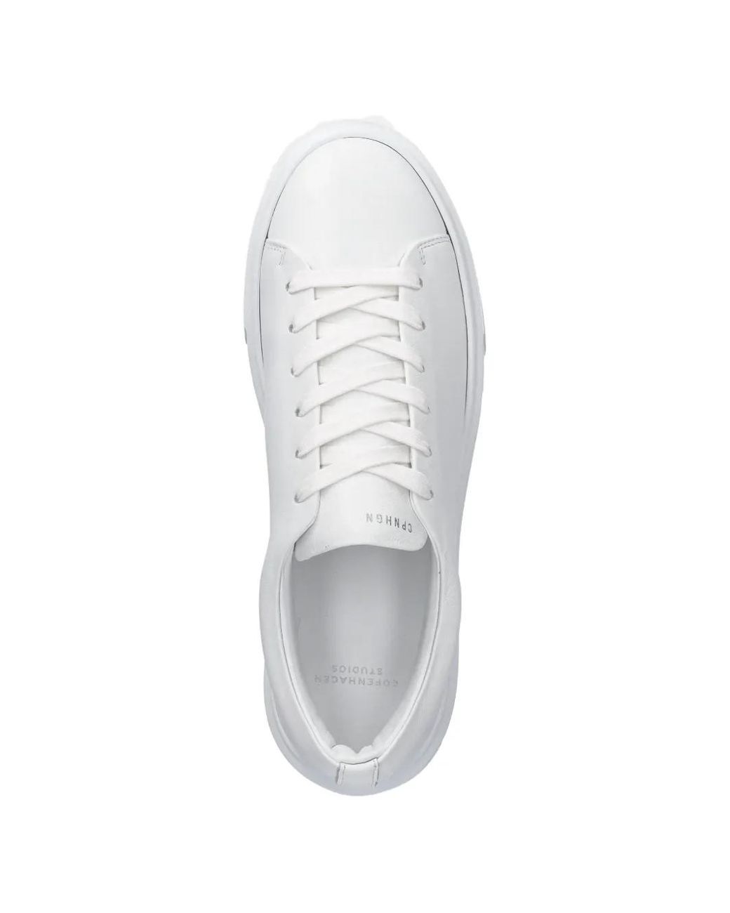 COPENHAGEN White Cph407 Lace-Up Sneakers