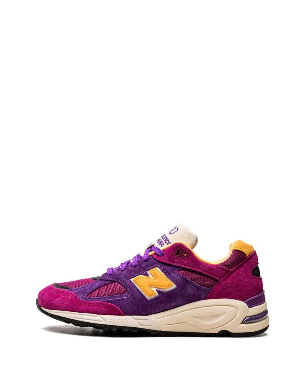 New Balance Purple 990V2 Sneakers