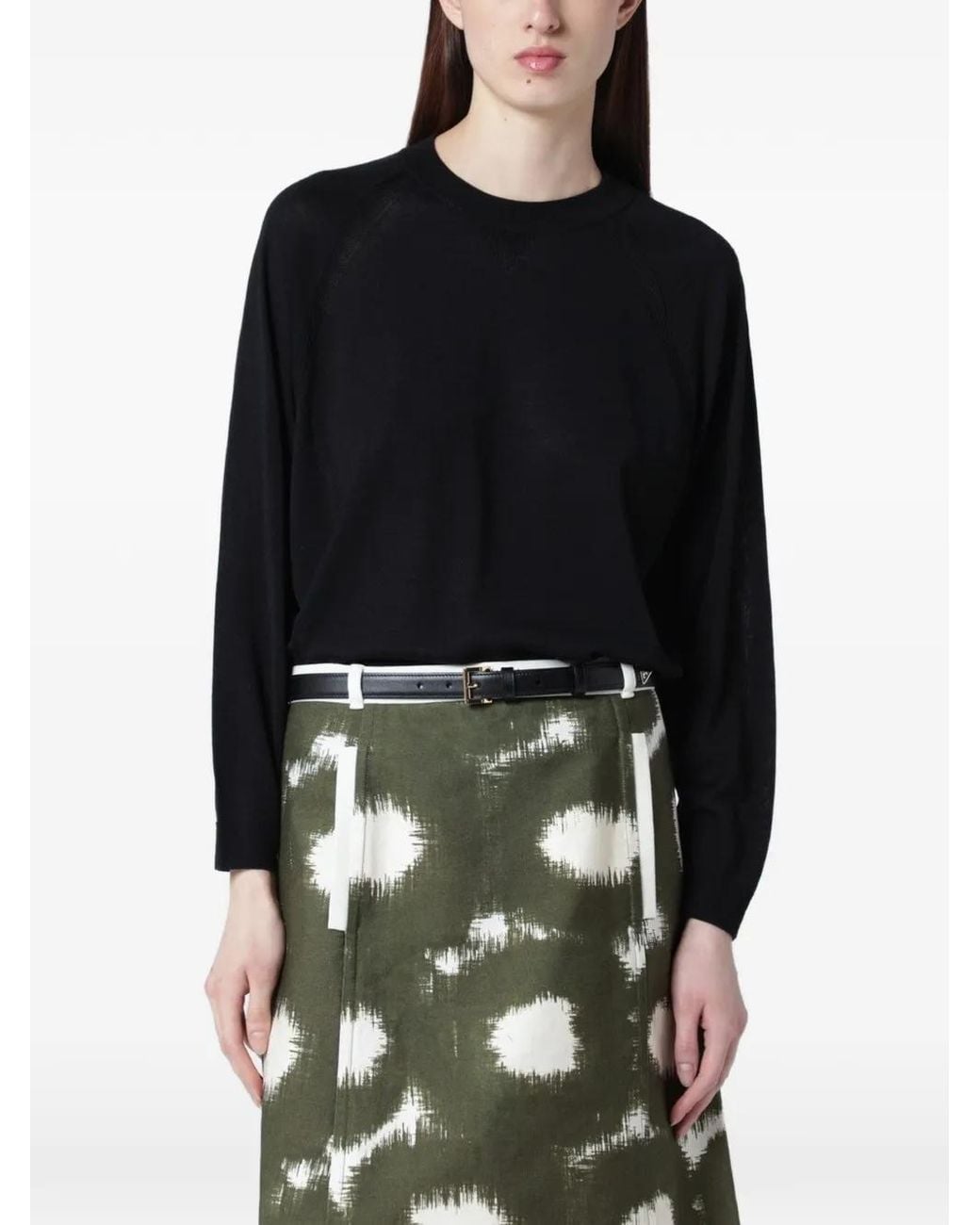 Roberto Collina Black Crew Neck Knitwear