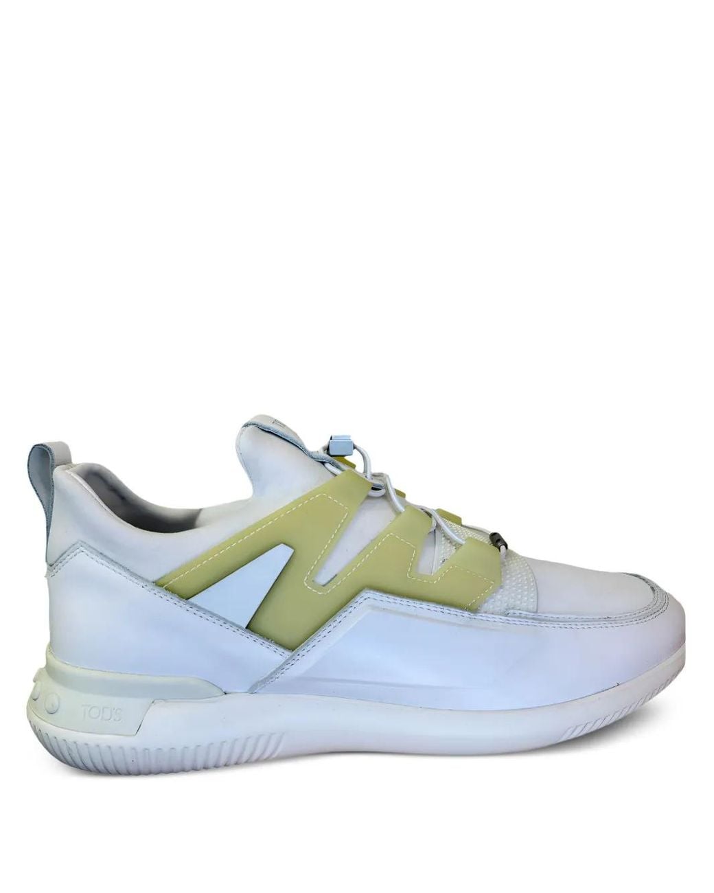 Tod's Blue Leather Panel Sneakers for men