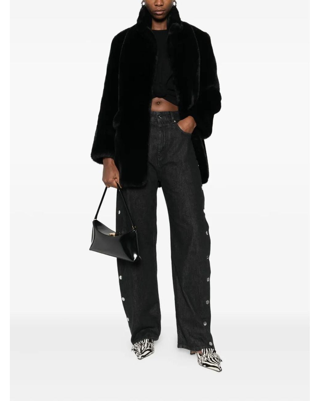S.W.O.R.D Black High-Neck Jacket