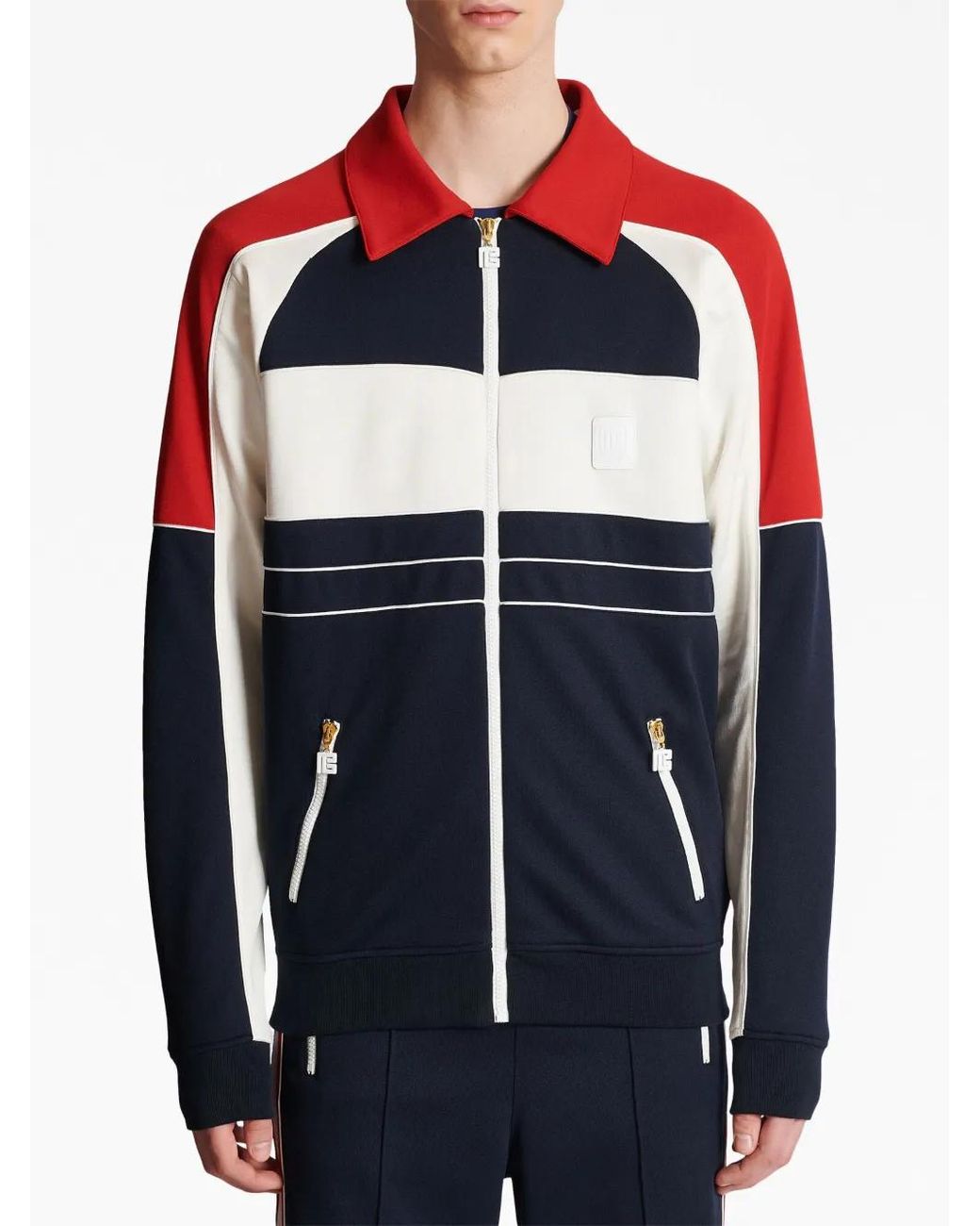 Balmain Denim Jack in het Blue voor heren