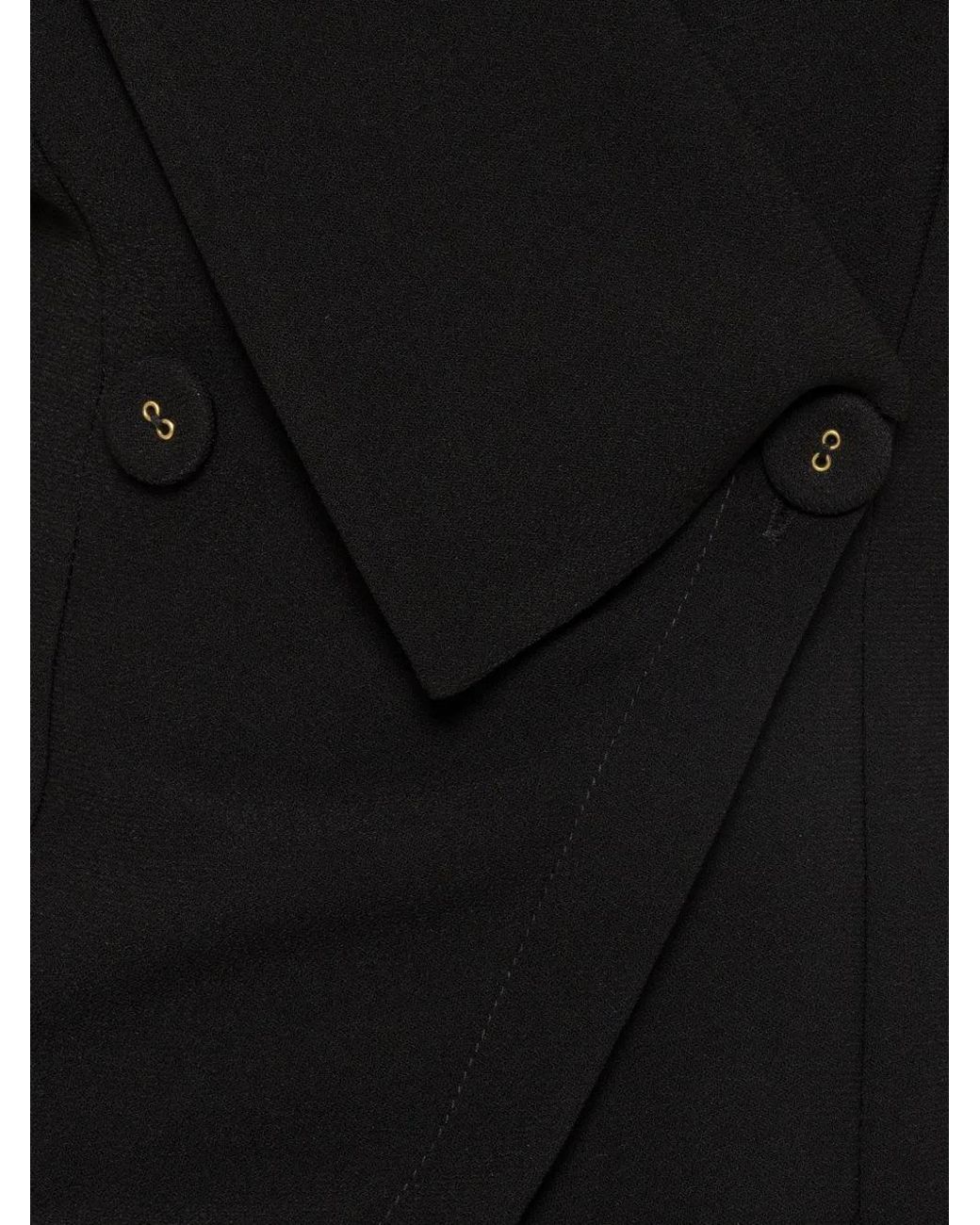 Nissa Black Haut Boutonné À Col V