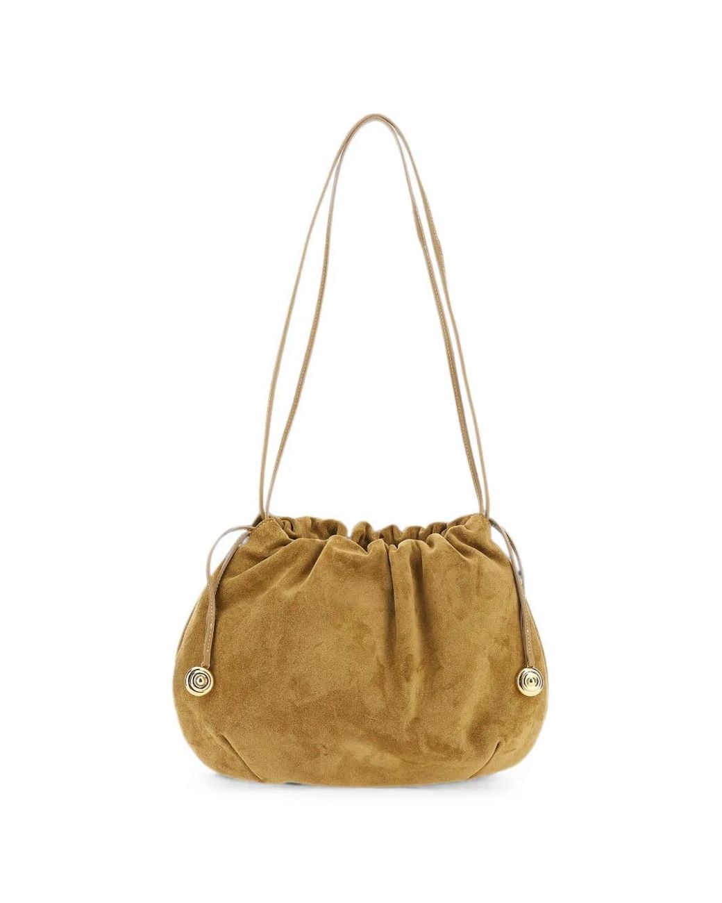 Liffner Metallic Schultertasche Mit Kordelzug