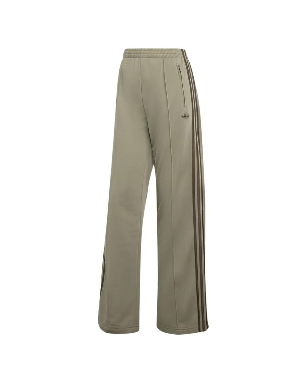Adidas Natural Firebird Side-Stripe Track Pants
