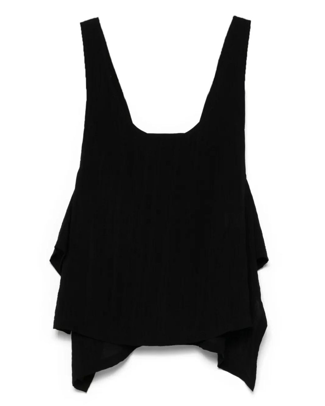 Henrik Vibskov Black Draped Tank Top