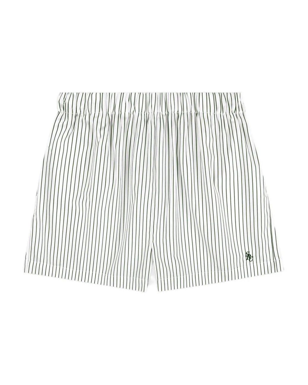 Sporty & Rich White Src Shorts