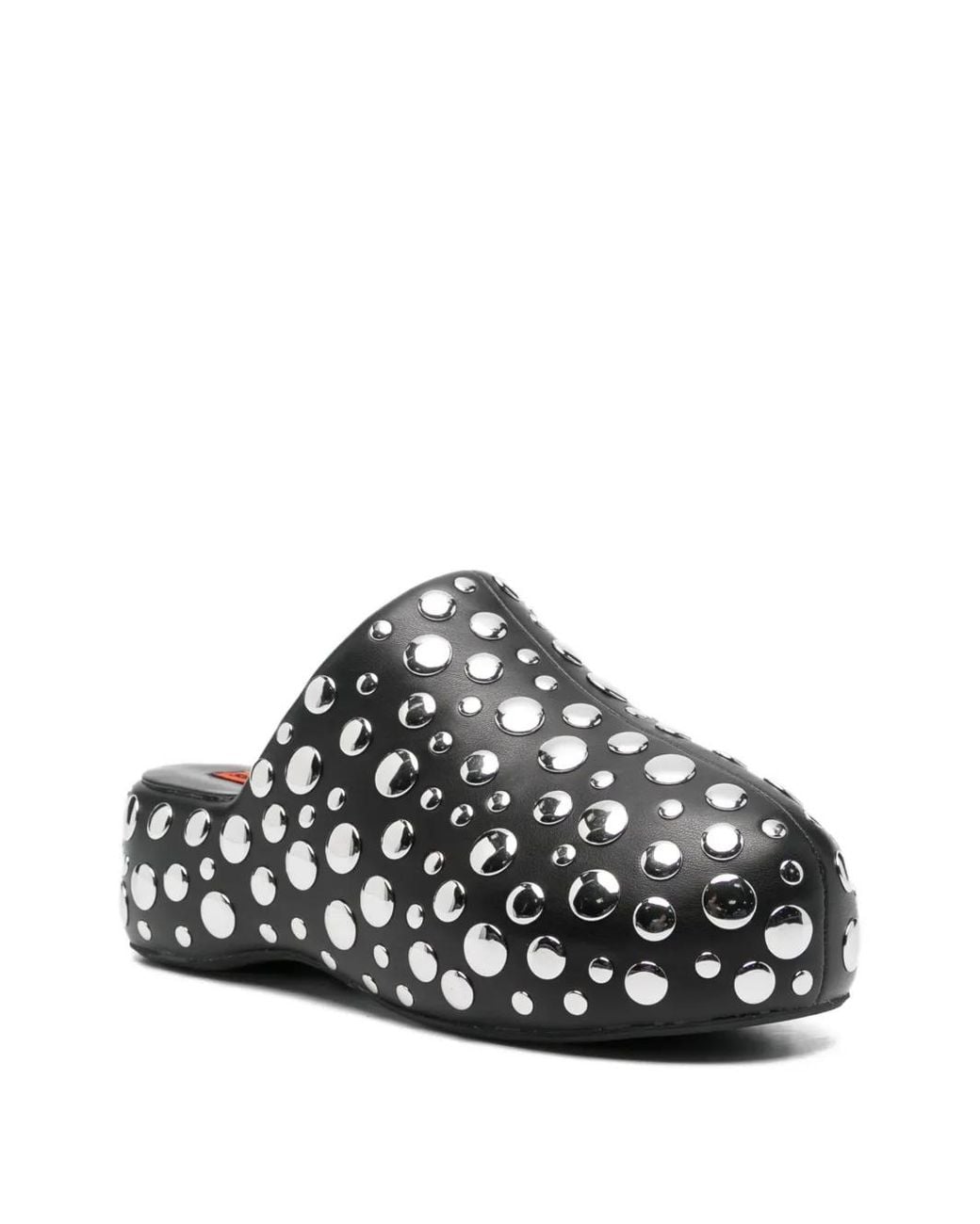 Simon Miller Black Studded Bubble Clogs