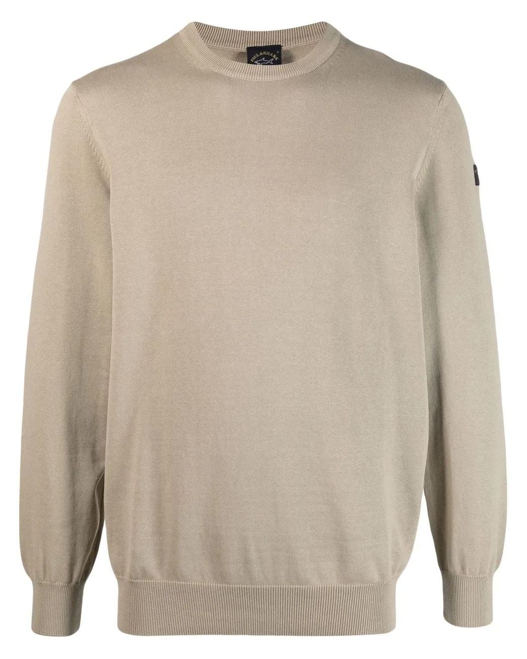 Paul & Shark Natural Crew-Neck Long-Sleeve Sweater for men