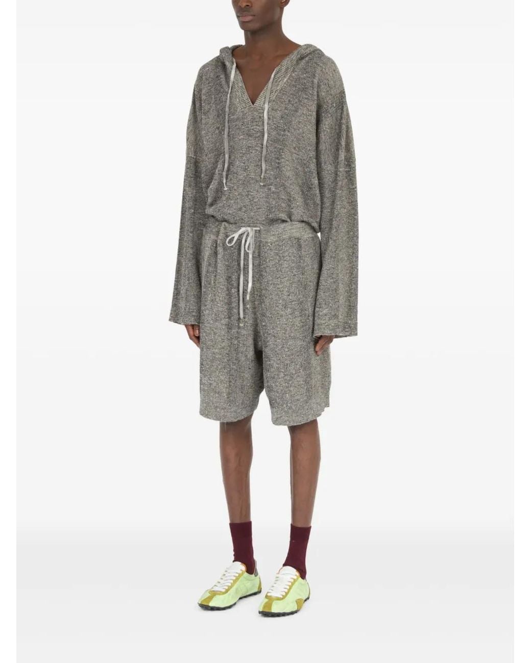 Maison Margiela Gray Chiné Shorts for men