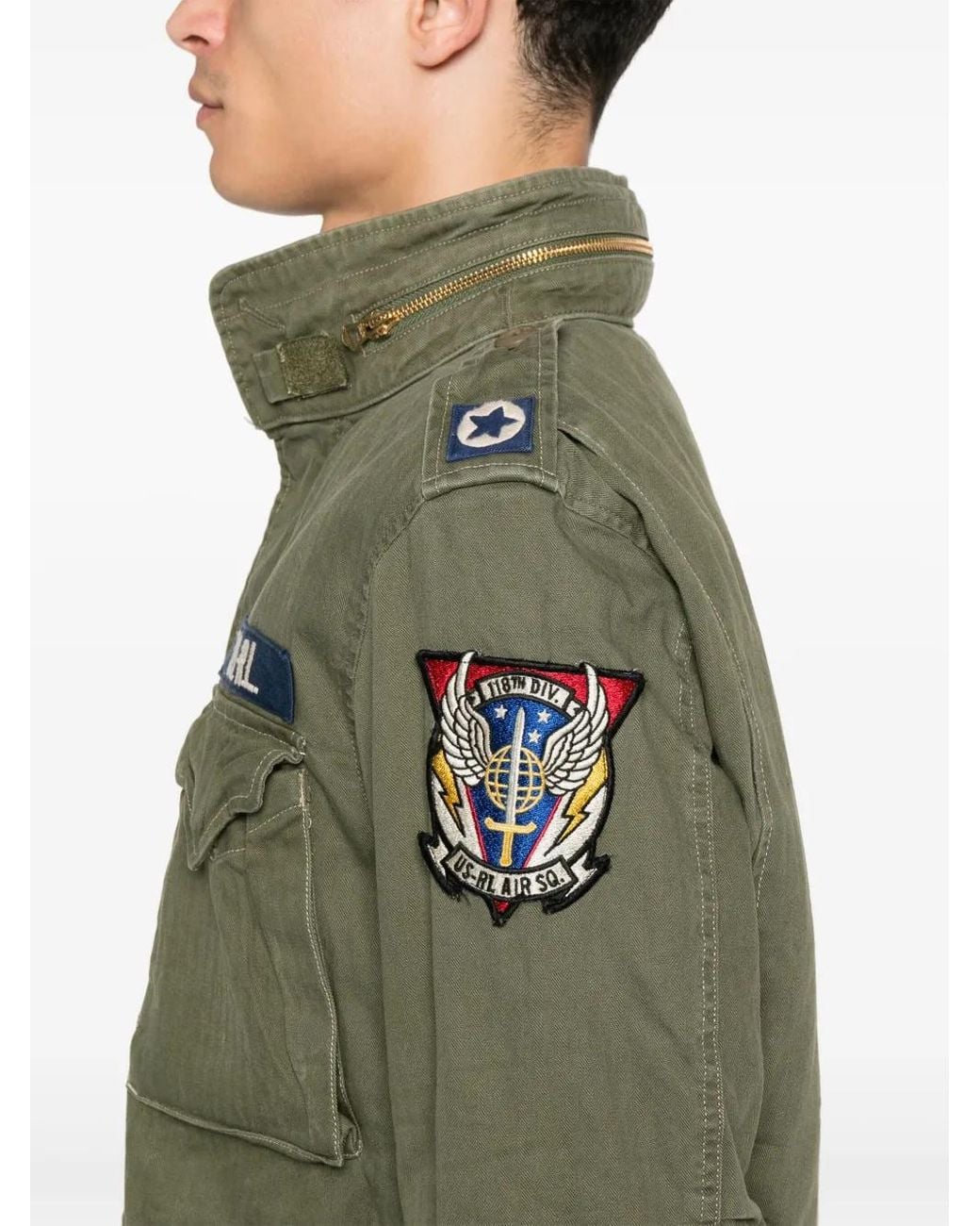 La icónica chaqueta militar con logotipo Polo Ralph Lauren de hombre de color Green