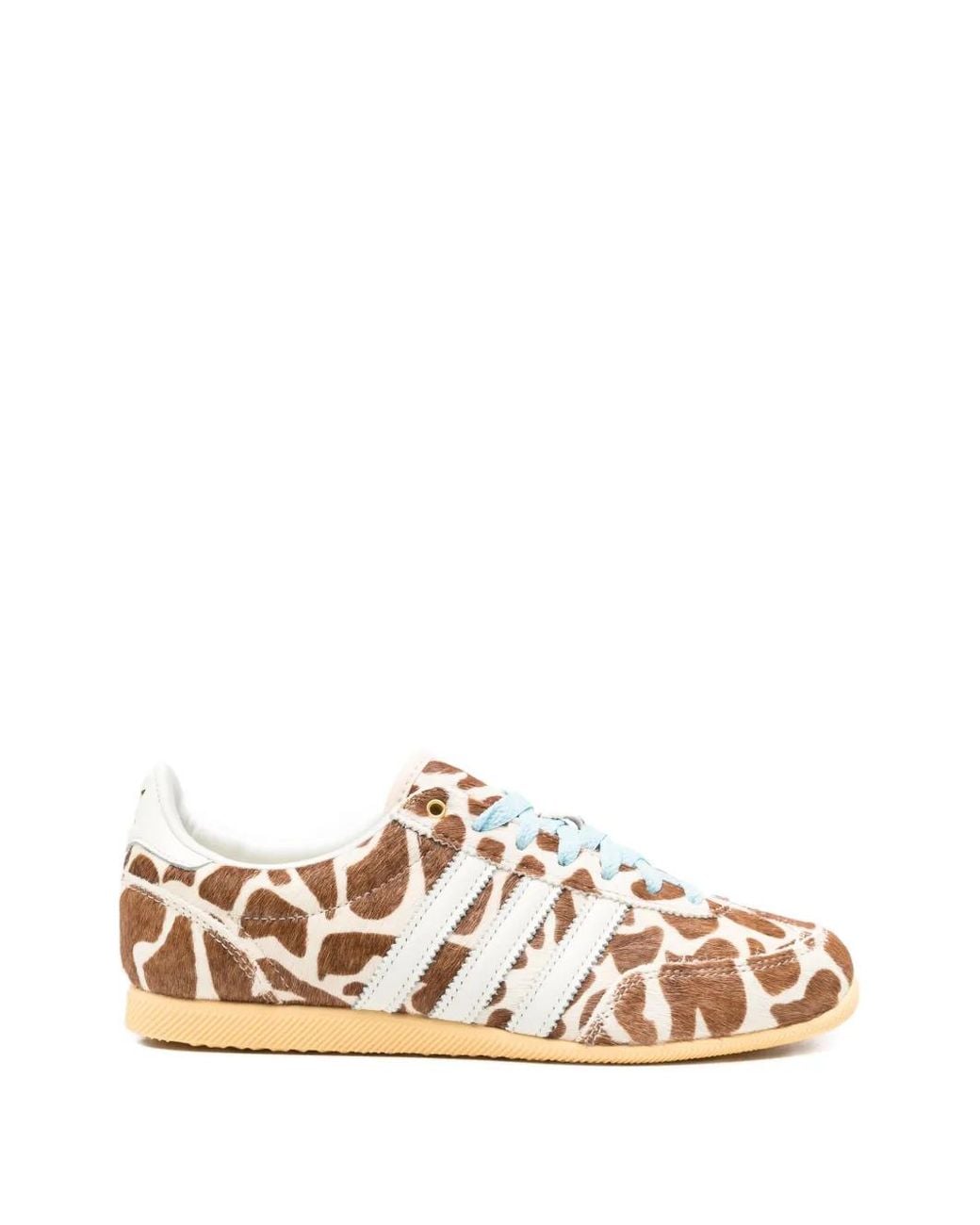 Adidas White Japan Animal-Print Sneakers