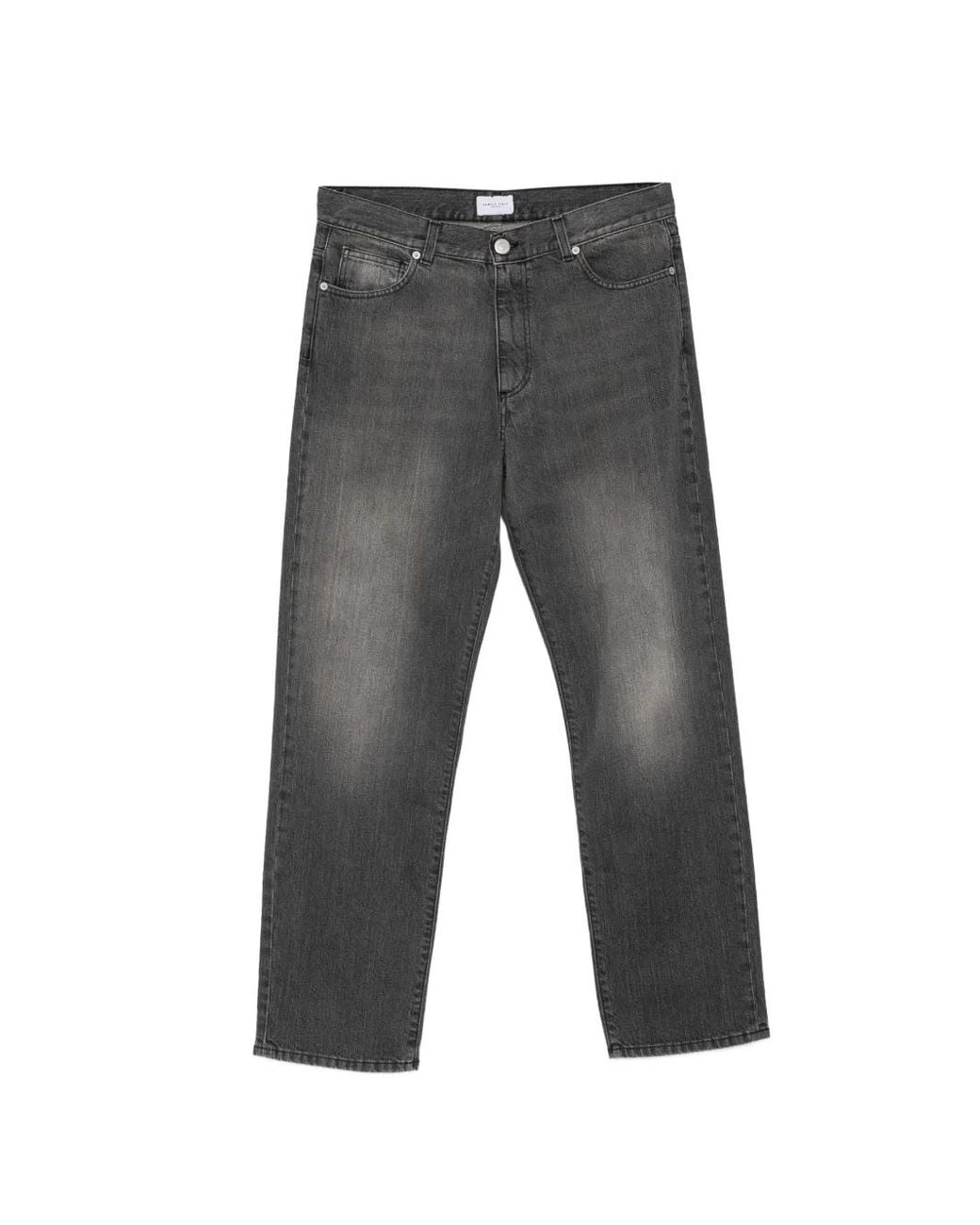 FAMILY FIRST Gray Wash Tapered Jeans for men