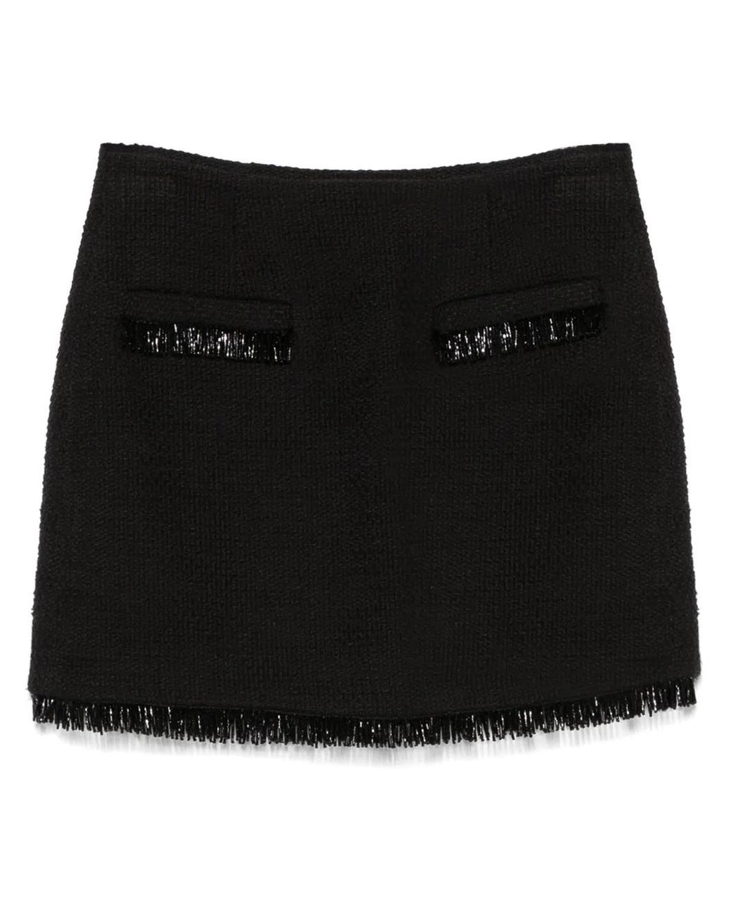Cinq À Sept Black Kimmie Mini Skirt
