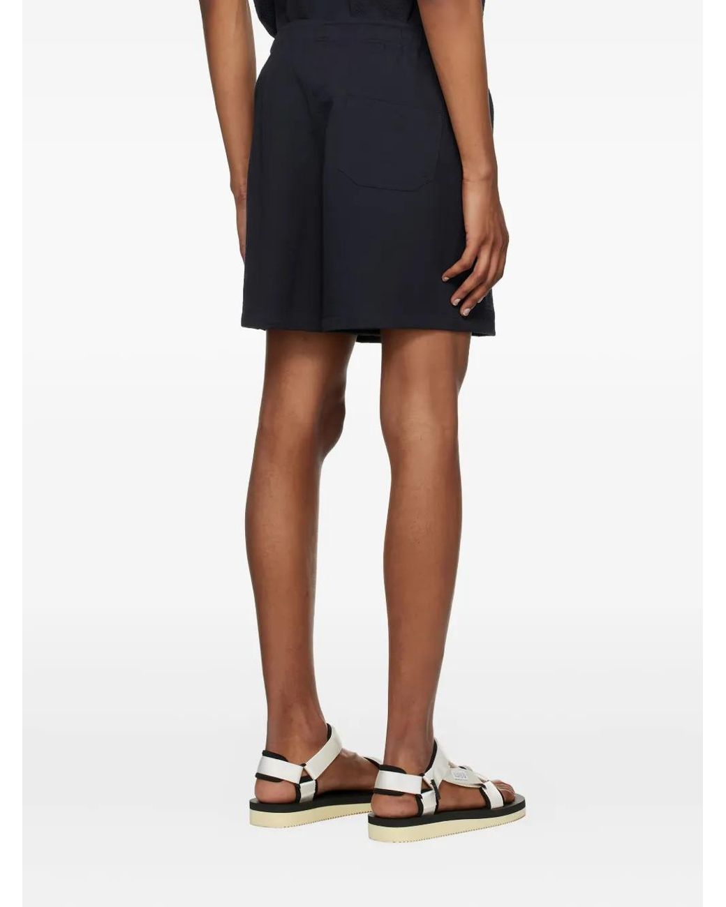Howlin' By Morrison Blue Textured Pocket Shorts for men