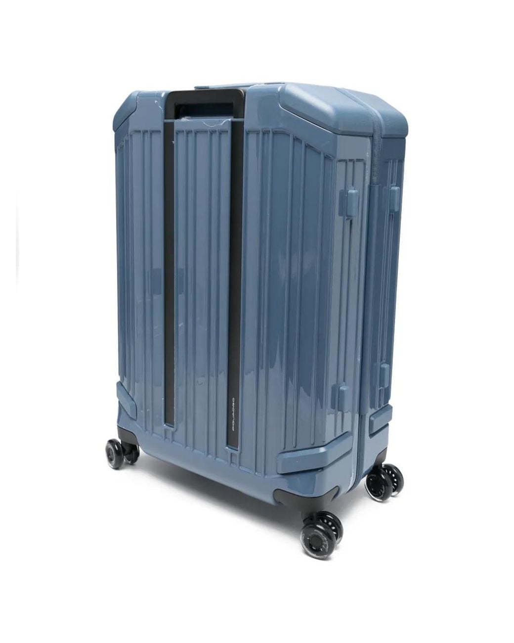 Piquadro 4-Wheel Rigid Ribbed Suitcase in Blue for Men | Lyst