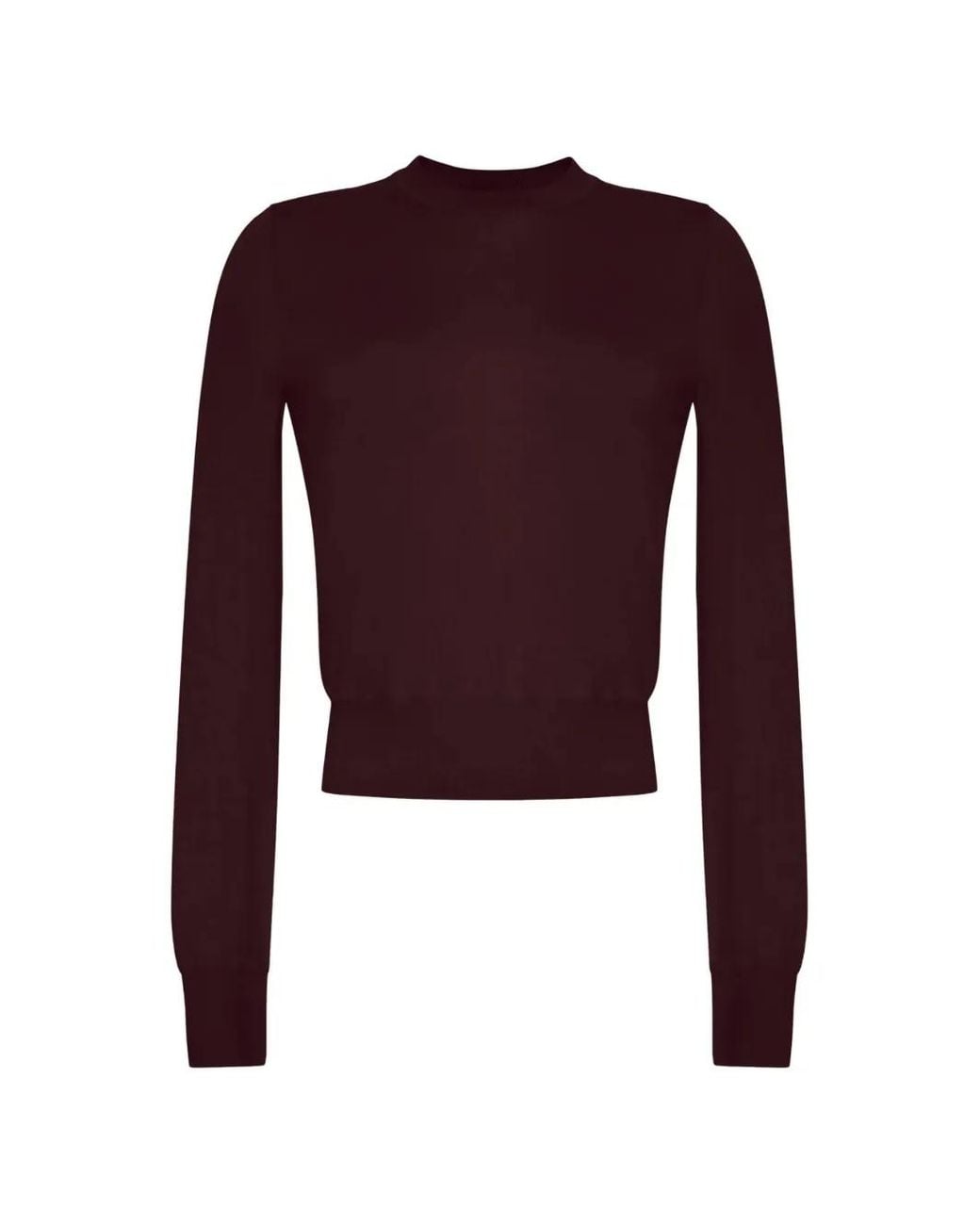 Adam Lippes Purple Didion Fine-Knit Sweater