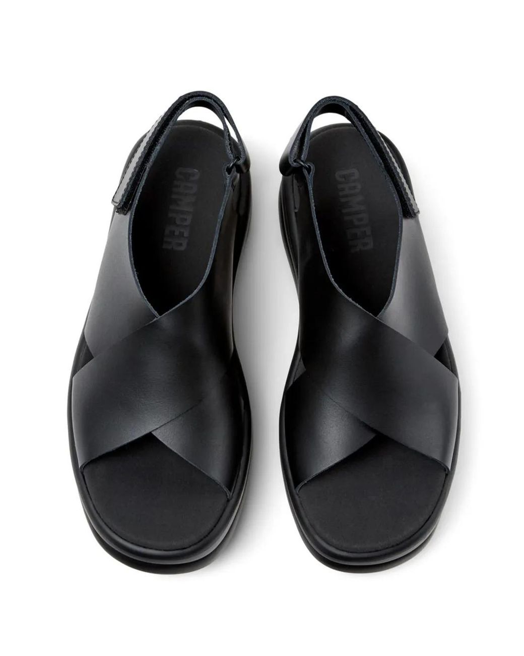 Camper Black Pelotas Flota Up Sandals