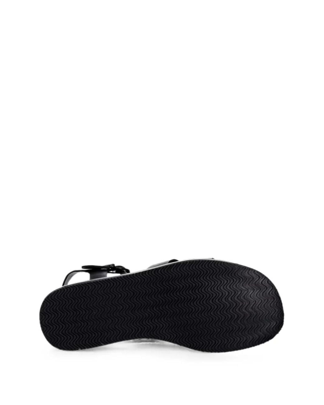 Barbour Black Hindburn Buckle-Fastening Flat Sandals