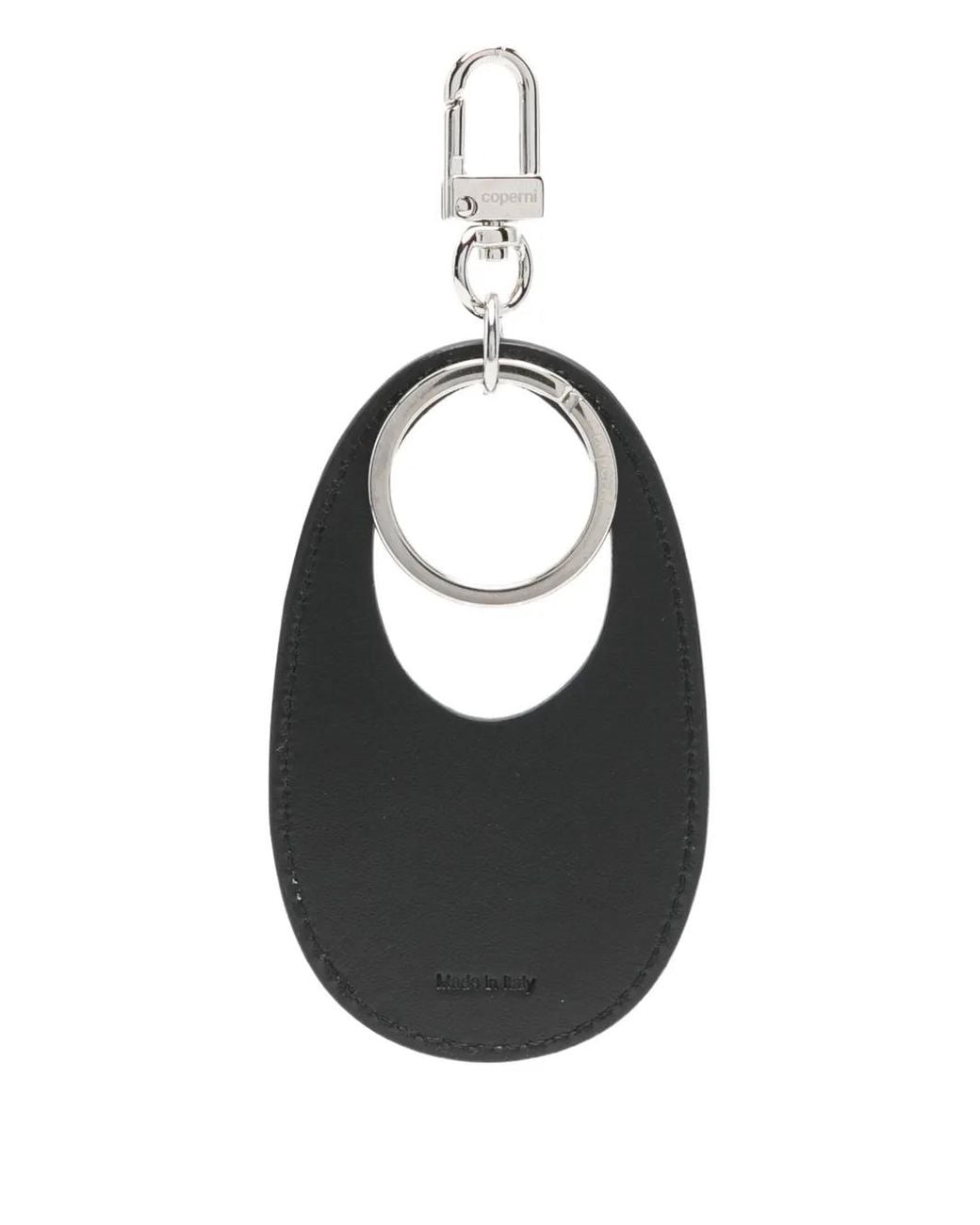 Llavero Con Forma Ovalada Coperni de color Black