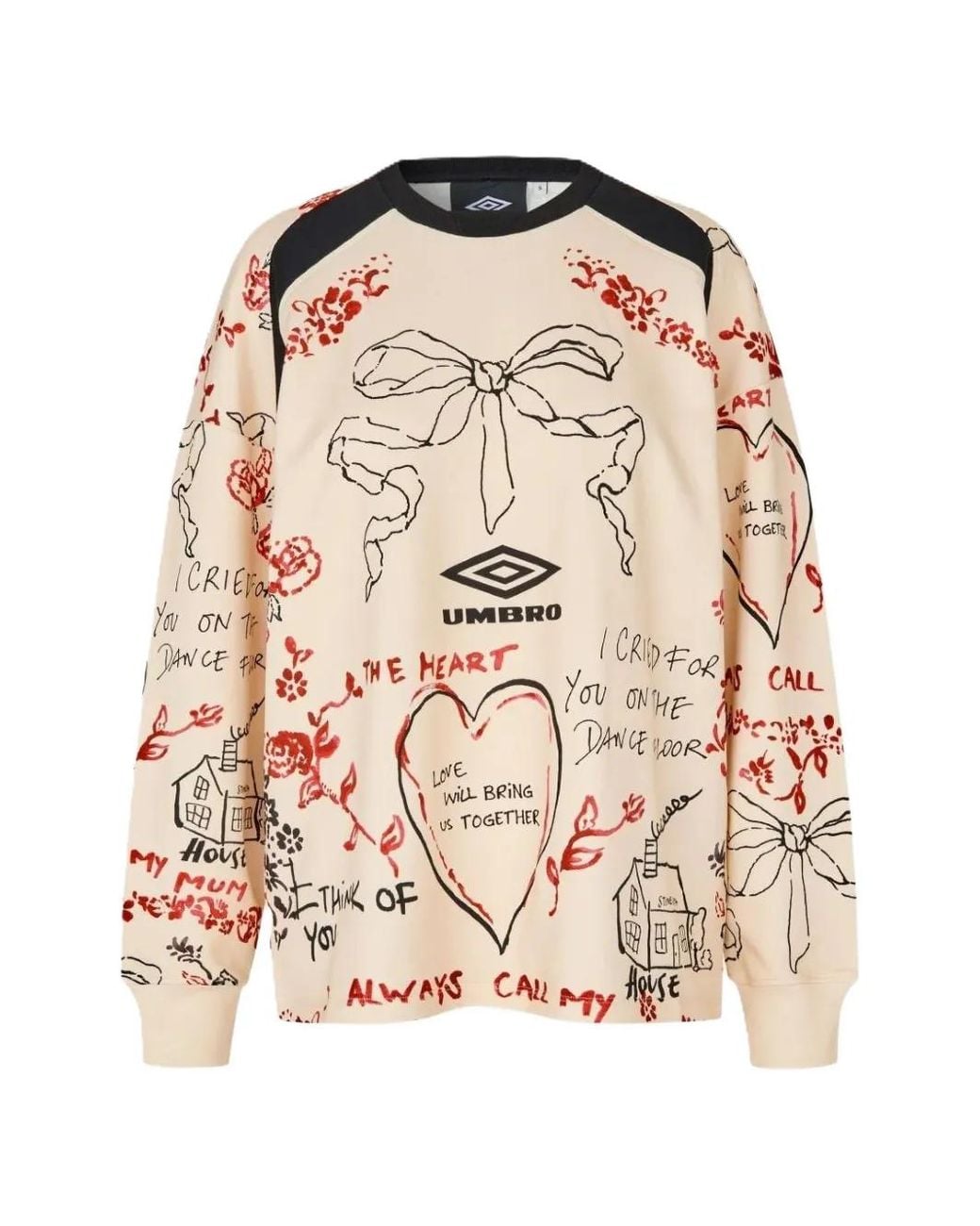 Stine Goya Pink X Umbro Graphic-Print Sweatshirt