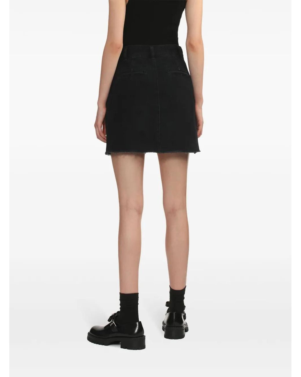 Agolde Black Becker Skirt