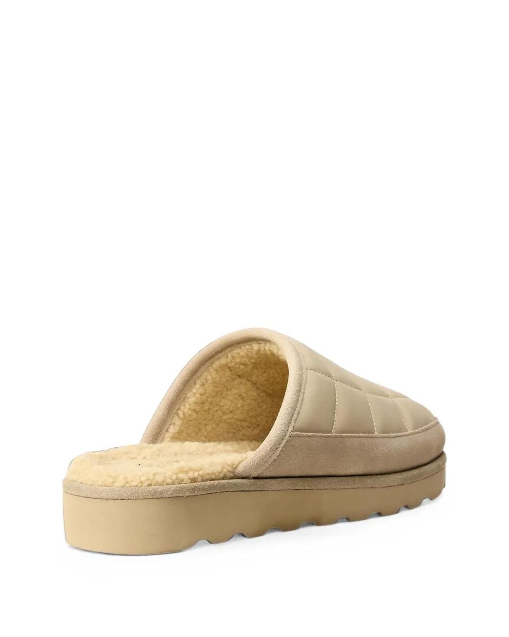 Polo Ralph Lauren Natural Quilted Logo-Detail Slippers for men
