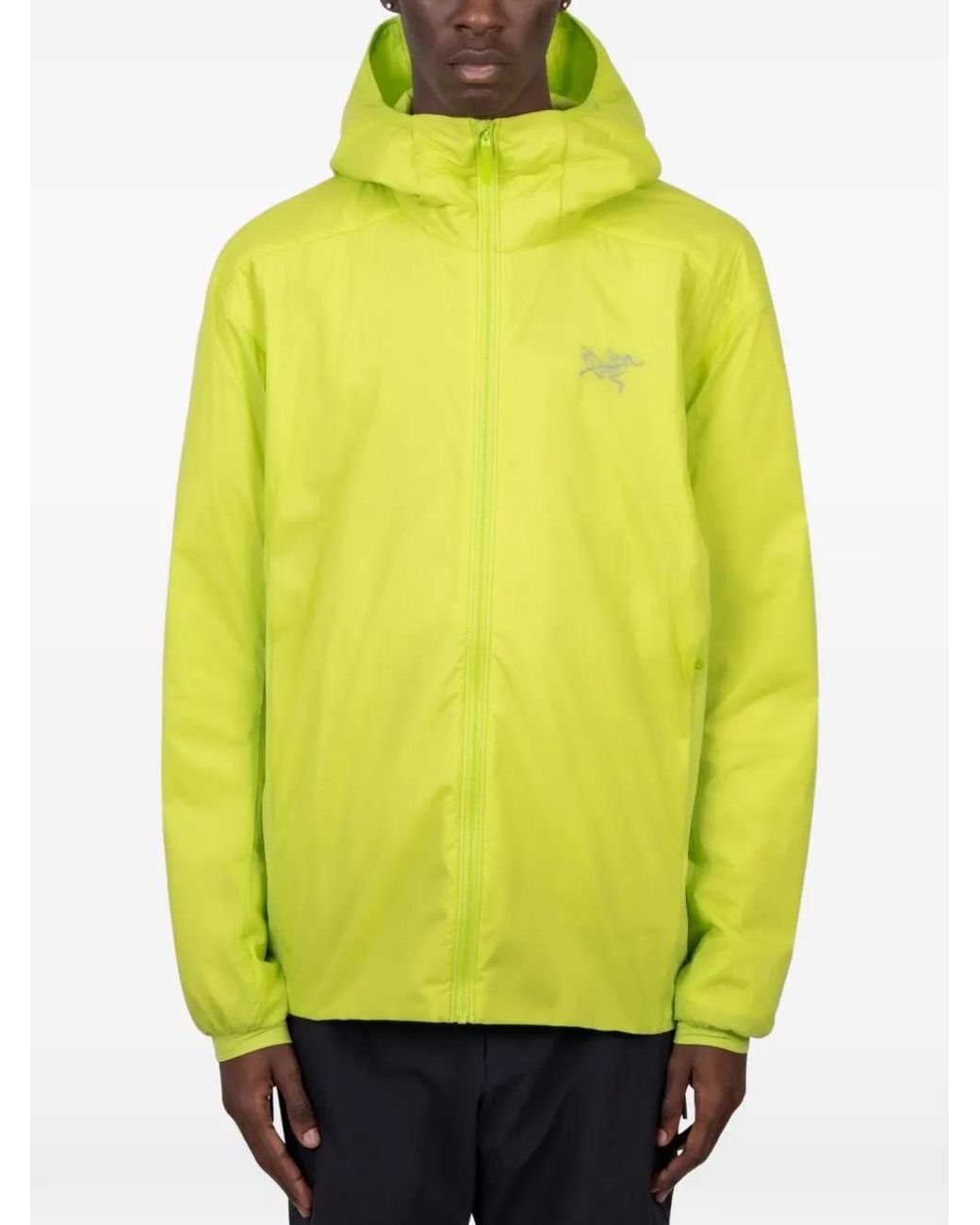 Arc'teryx Yellow Atom Hooded Jacket for men