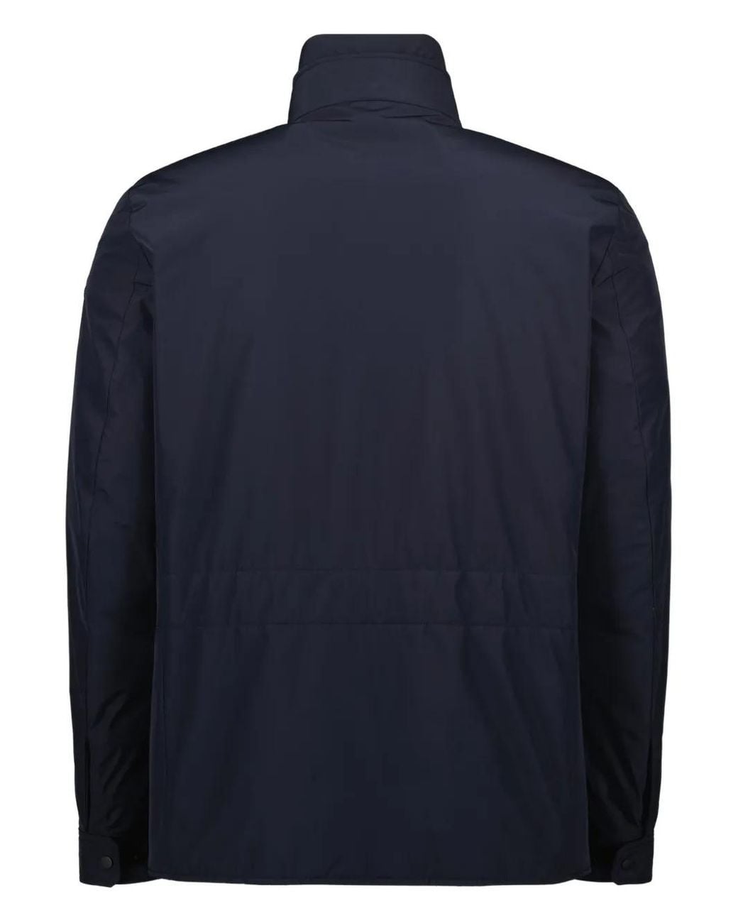 Moncler Blue Brieuc Down Shirt Jacket for men