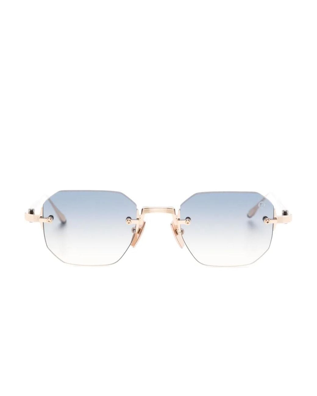 Akoni Blue Sonnenbrille Mit Eckigem Gestell