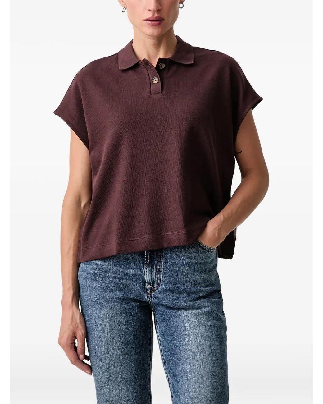 Marc O' Polo Black Short-Sleeve Polo Shirt