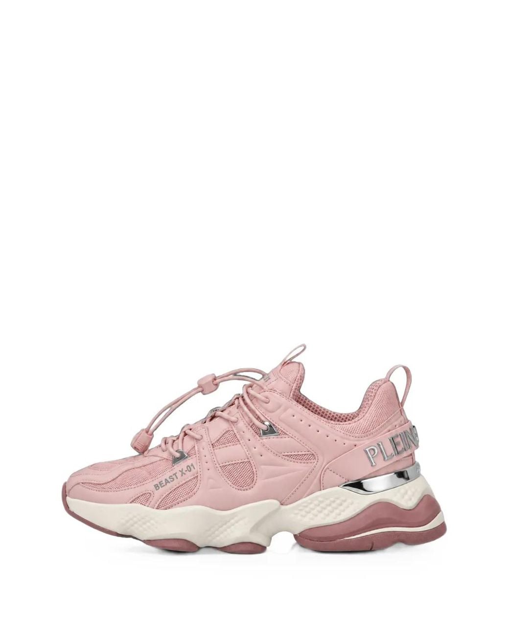 Philipp Plein Pink Runner Beast X-01 Sneakers