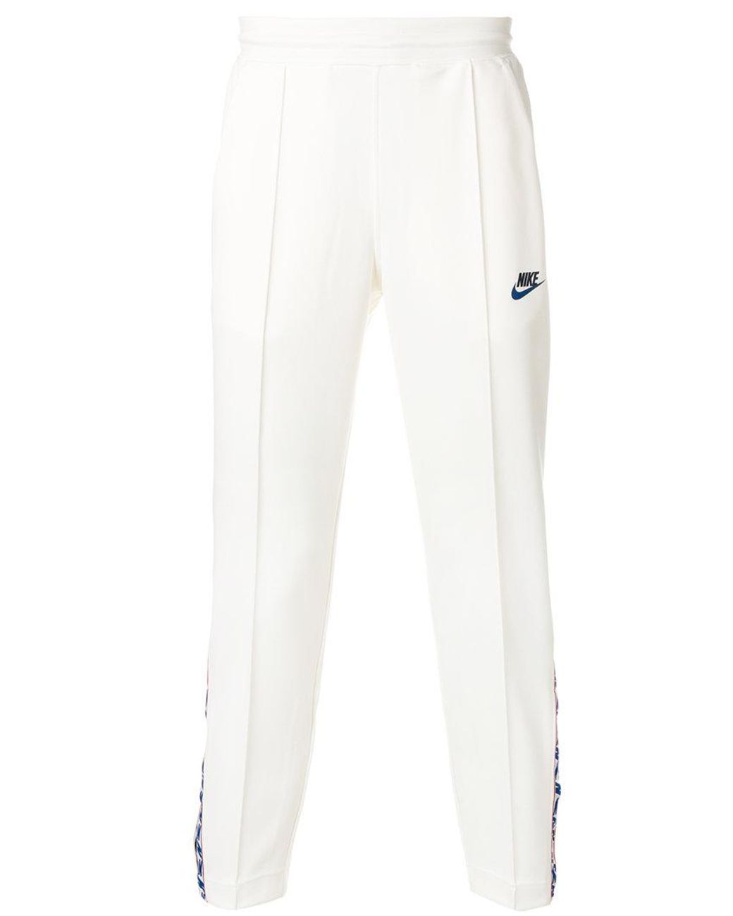 Nike Graphic Side Stripe Track Pants in White for Men | Lyst Canada