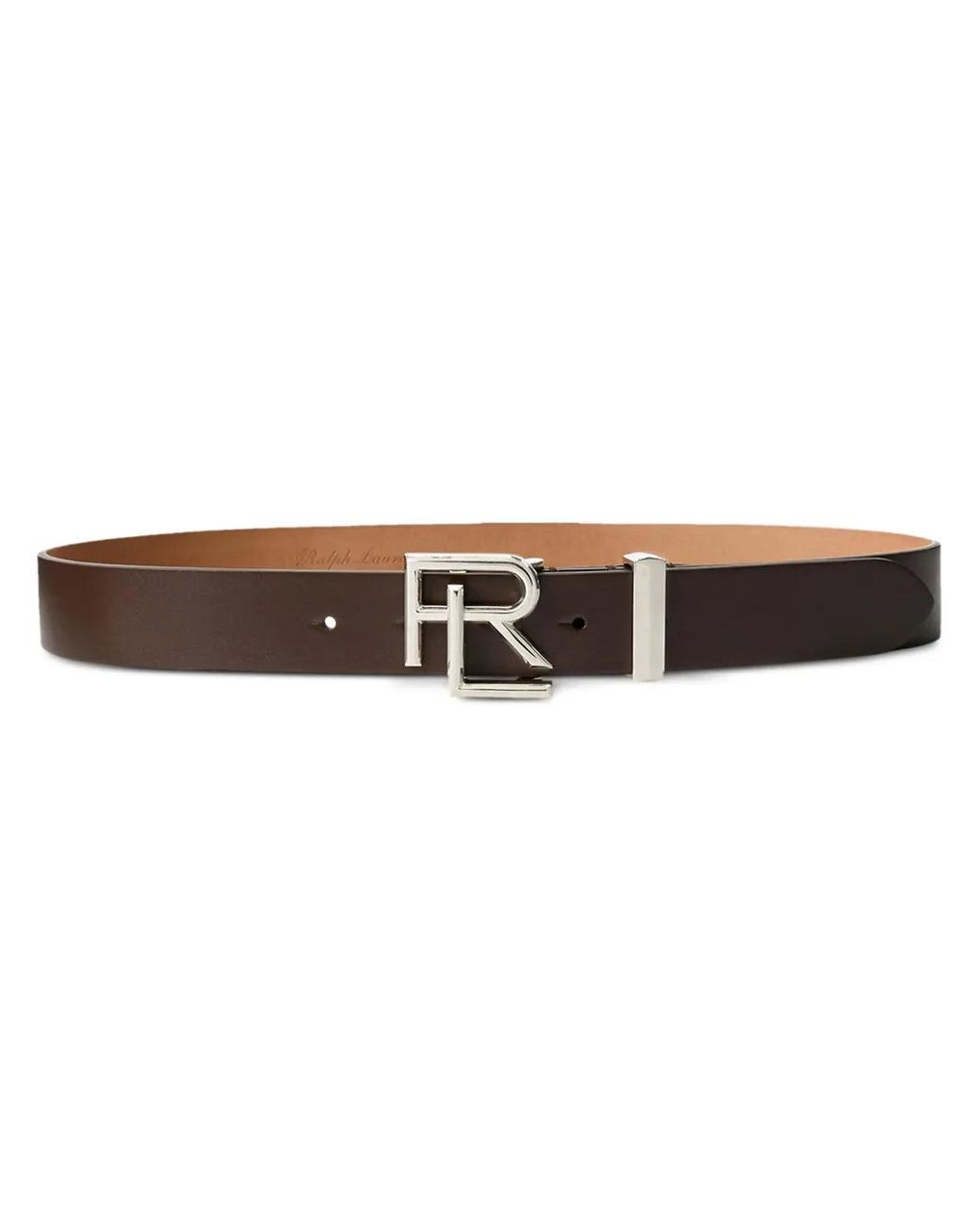 Ralph Lauren Brown Rl Leather Belt